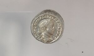 denario romano Alejandro Severo. Denario