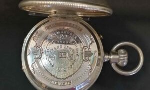 antiguo reloj bolsillo Paul Jeannot suiza