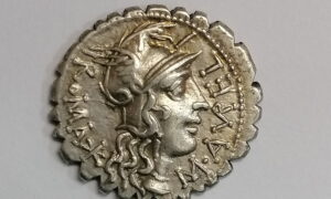 Roma Moneda aurelia anv