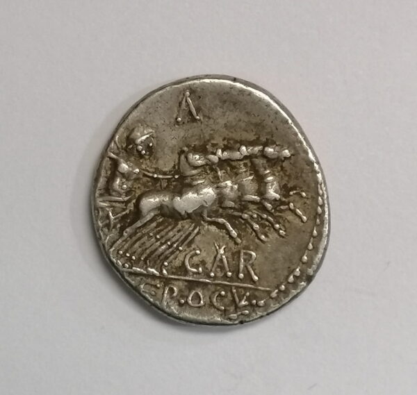 Monedas en Roma gargilia rev
