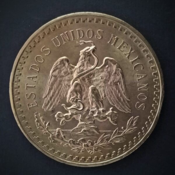 50 persos mexicanos oro inevrsion monedas oro 1921