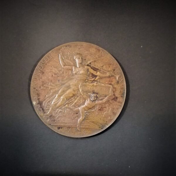 Medalla en bronce Exposición Universal Internacional de Paris 1878.