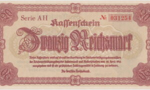 antiguo billete aleman 24 abril 1945