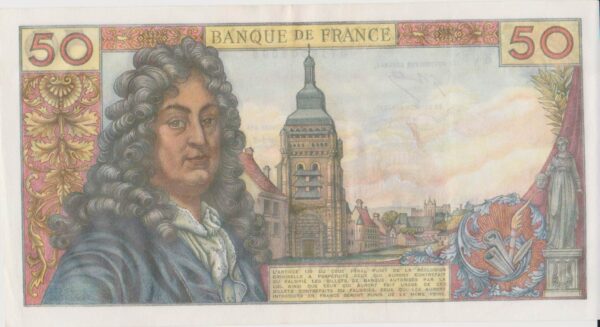 billetes del mundo francia 50 francia 1976