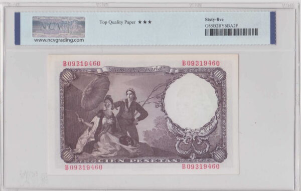100 pesetas goya 1946