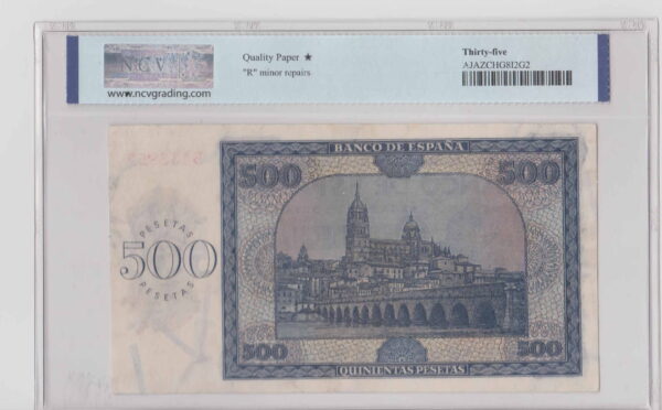 500 pesetas burgos 1936