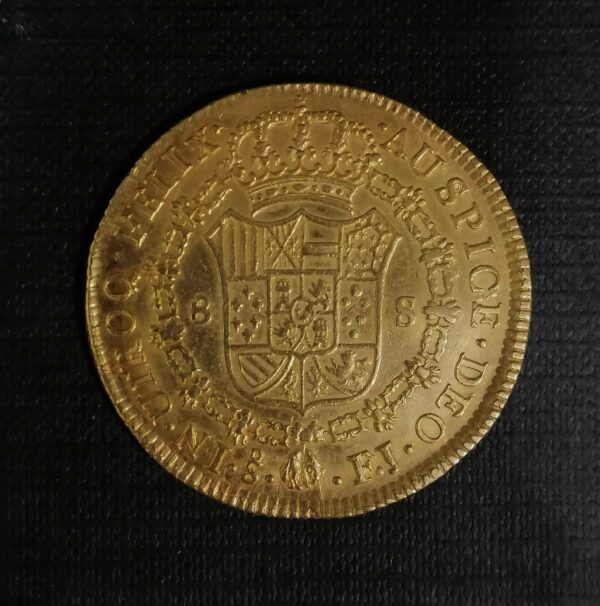 Fernando VII 8 Escudos 1811 Santiago FJ