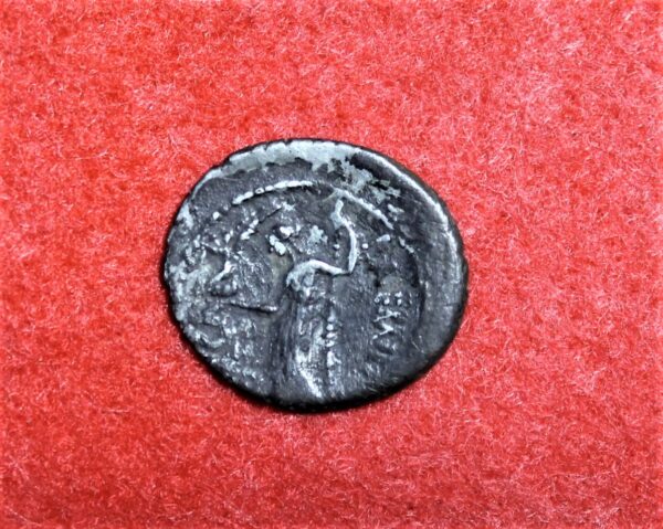julio cear denario moneda plata antigua