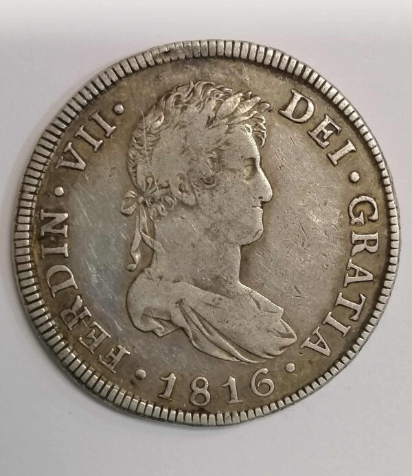 8 reales fernando VII guatemala 1816