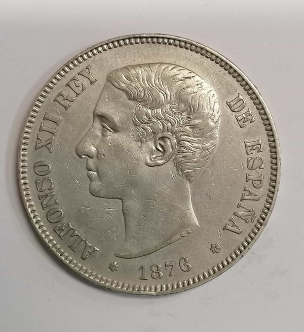 5 pesetas 1876