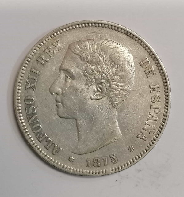 5 pesetas 1875