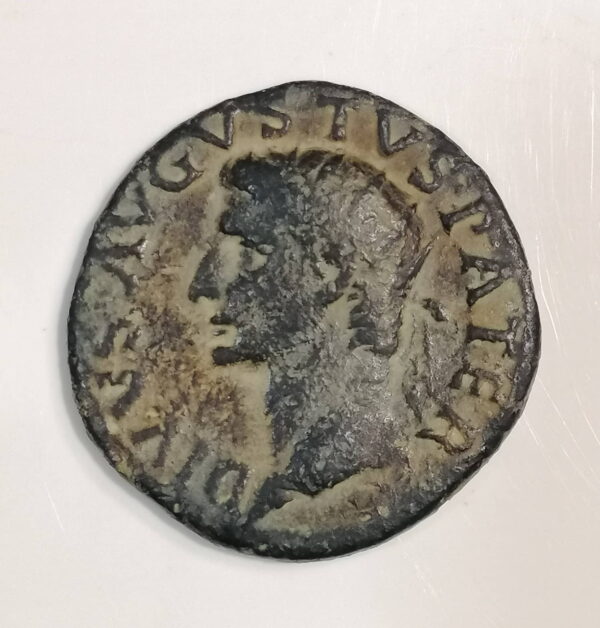 Moneda Romana augusto dupondio