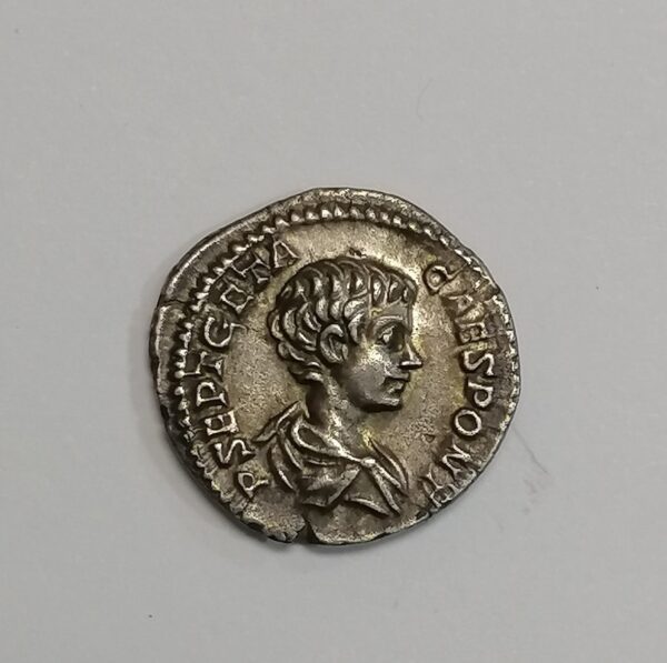 Moneda Antigua Romana geta septimio severo y caracalla