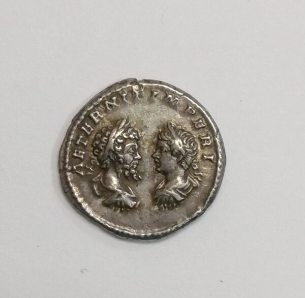 Moneda Antigua Romana geta septimio severo y caracalla