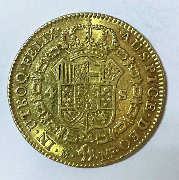 carlos iiii 4 escudos 1792 madrid mf