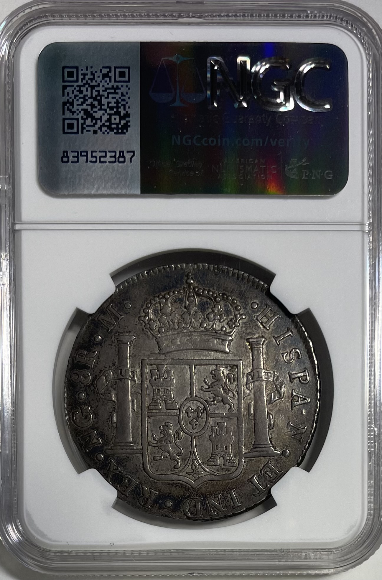 fernando VII 8 reales guatemala