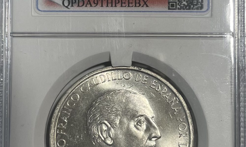 100 pesetas palo recto