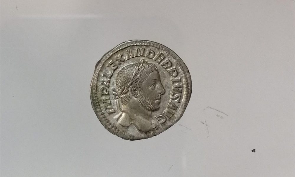 denario romano Alejandro Severo. Bassianus Alexianus.