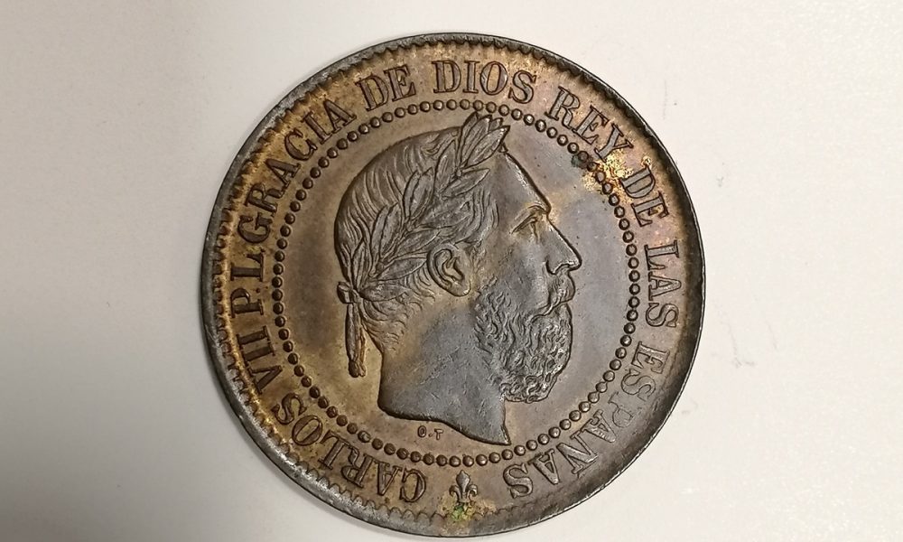 Carlos VII 5 centimos bruselas