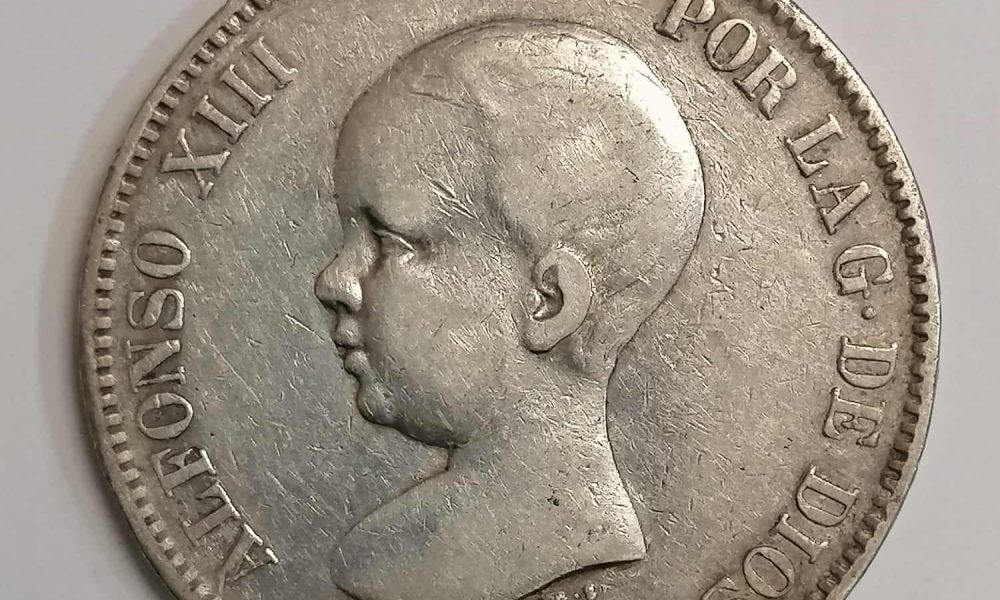 5 pesetas alfonso xiii 1888 MSM